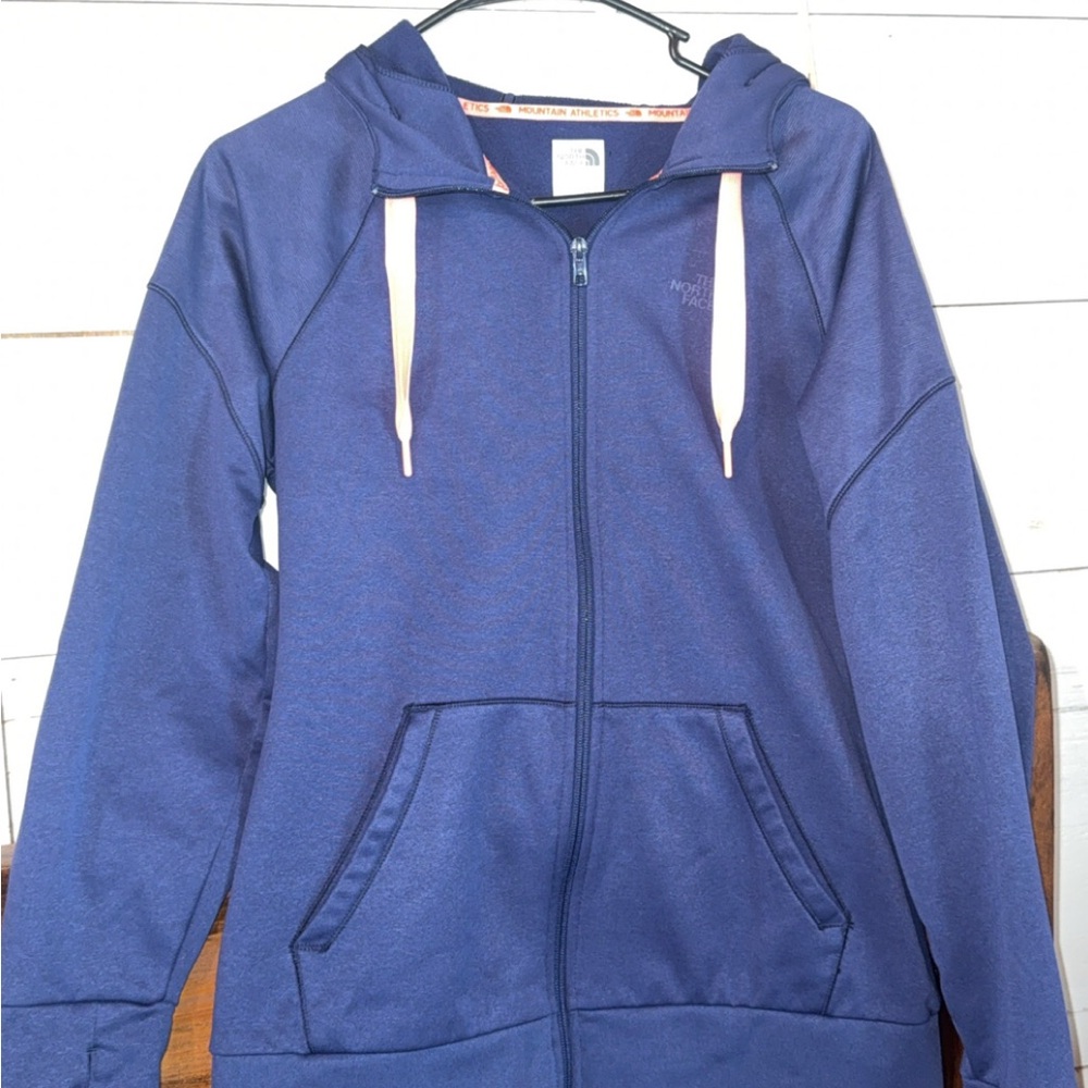 The North Face Blue Logo Hoodie